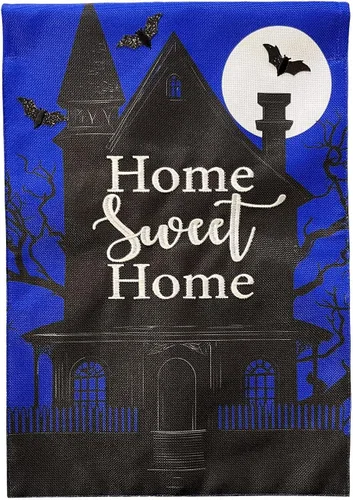 Vista 5 de Briarwood Lane Bandera de casa de arpillera "Come in For a Spell" Entra