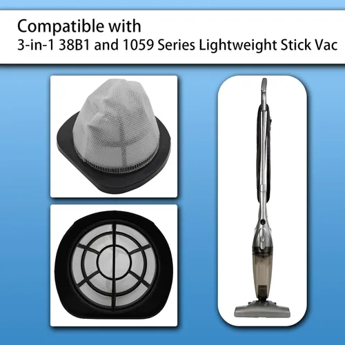 Vista 2 de 2037423 - Filtro compatible con Bissell 3 en 1 aspiradora ligera 38B1, 38B1L, serie 1059, comparado con la parte # 2037423 y 2037424