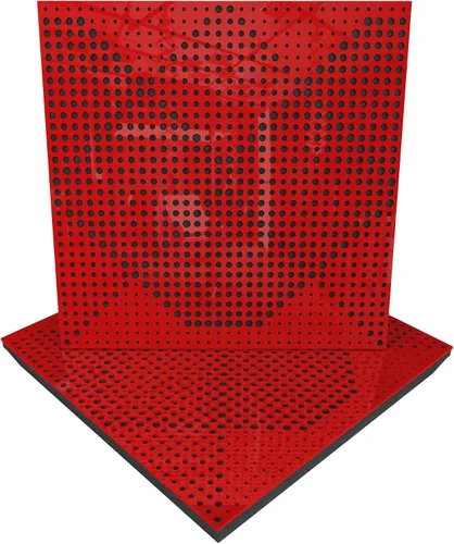 Vista 17 de Panel acústico difuso de absorción de sonido «Wilds» 19.7 x 19.7 x 2.1 pulgadas Espuma de alta densidad Absorción - Difusión - Reflexión