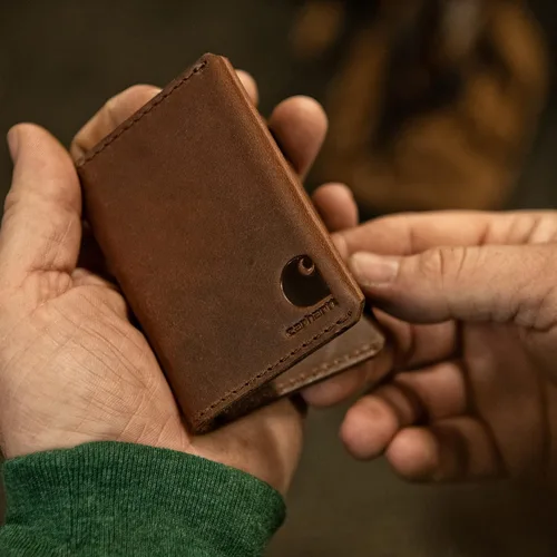 Vista 7 de Carhartt Men's Craftsman Leather Wallets, Available in Multiple Styles and