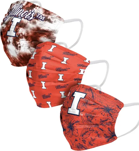 Vista 25 de FOCO - Cubrebocas reutilizable y lavable con logo del equipo NCAA para el partido
