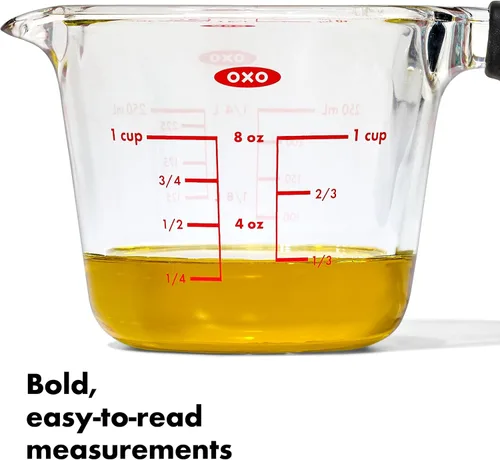 Vista 4 de OXO Good Grips - Taza medidora de vidrio (1 taza)
