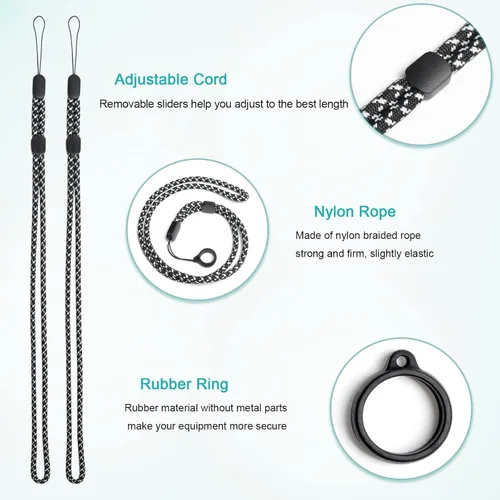 Vista 3 de Accesorios de diálisis peritoneal, 5 PCS PD Dialisys Holder Transfer Set PD catéter titular ajustable cuello cordón longitud seguro ostomía