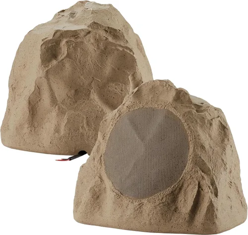 Vista 9 de Theater Solutions 2R4S - Juego de 2 altavoces de piedra arenisca para exteriores, patio, piscina, spa