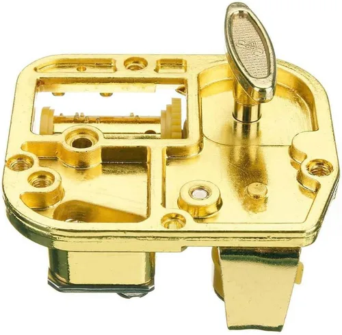 Vista 2 de Pursuestar Caja de música de cuerda con movimiento de mundo pequeño, mecanismo musical de reloj de 18 notas dorado Yunsheng para bricolaje
