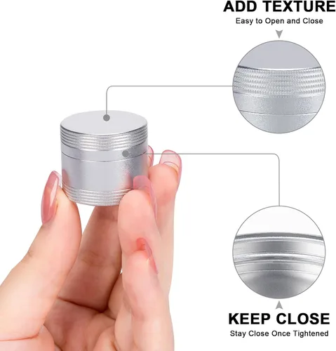 Vista 6 de Pastillero pequeño para bolsillo de bolso, pastillero de metal, portátil, impermeable, organizador de medicamentos para píldoras, vitaminas, aceite