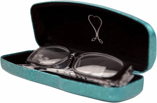 Vista 30 de La original e impresionante caja de gafas de concha dura, para mujer, de Spunky Soul Recubierto por un suave brillo Paño de limpieza