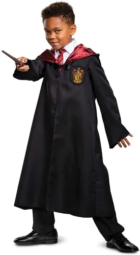Vista 5 de Capa de Harry Potter, túnica oficial de Hogwarts Wizarding World, accesorio de vestir clásico para niños