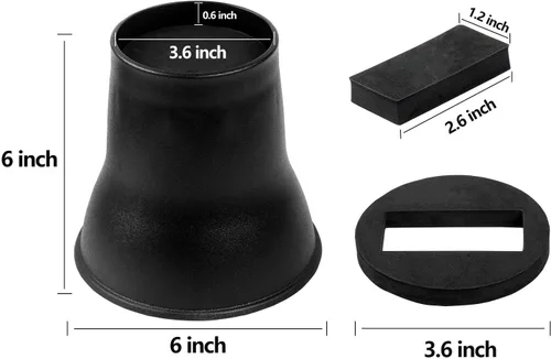 Vista 3 de BTSD-home Elevadores de cama de 3 y 6 pulgadas, elevadores de muebles resistentes para sofá, ideal para almacenamiento debajo de la cama