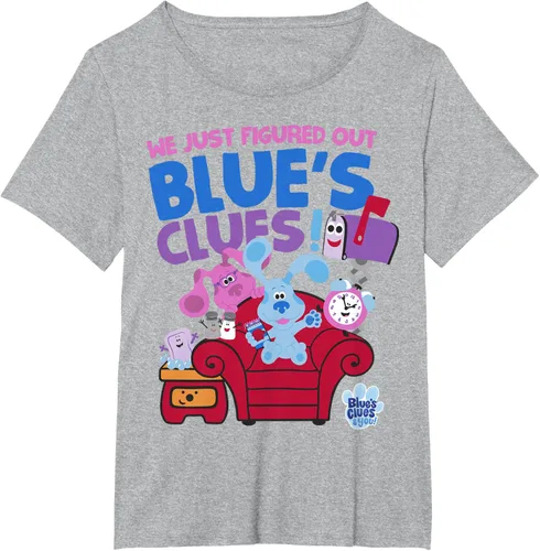 Vista 57 de Blue's Clues & You Group Shot Just Figured Out Blue's Clues Camiseta Negro