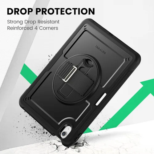Vista 7 de SEYMAC Funda protectora a prueba de golpes para iPad Air de 11 pulgadas M4, M3, M2 (2026/2025/2024), funda protectora a prueba de golpes
