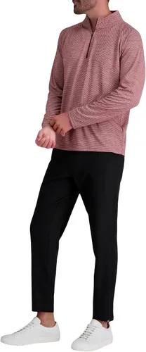 Vista 3 de Haggar Camisa de manga larga con cremallera para hombre