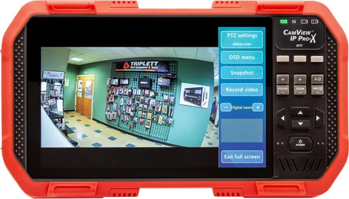 Vista 16 de Triplett 8071 CamView IP Pro+ CCTV Cámara Probador con servidor DHCP incorporado - IP, NTSC/PAL, AHD, TVI