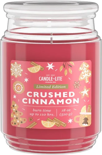 Vista 15 de Candle-lite Velas perfumadas de otoño, pera Anjou y manzana con ámbar dorado, frasco de 18 onzas con mecha única, orgullosamente fundido en EE. UU.