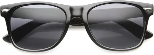 Vista 29 de zeroUV - Gafas de sol con montura de cuerno negro mate