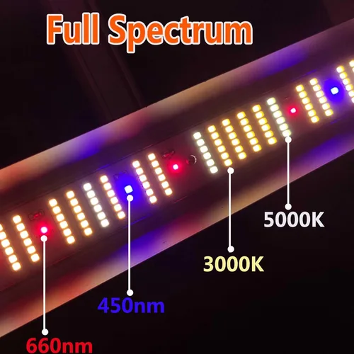 Vista 7 de Luz de Cultivo FARMLITE Luces LED de Cultivo para Plantas de Interior Espectro Completo Luz de Crecimiento de Plantas Lámparas Colgantes de Cultivo