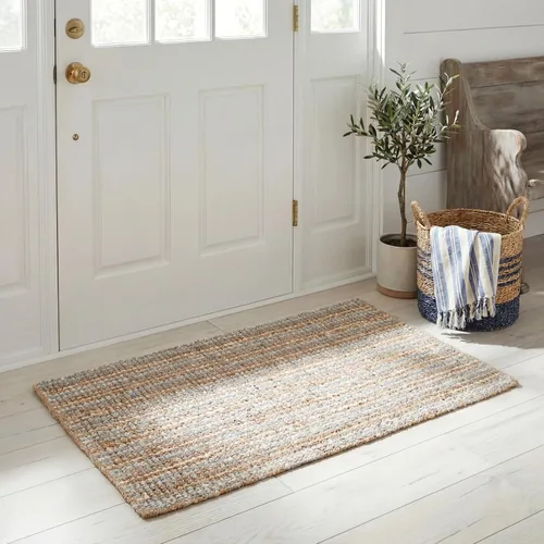 Vista 28 de SAFAVIEH Alfombra 2x3 - Colección de fibra natural - Marrón, yute hecho a mano, estilo granja, textura gruesa de pelo grueso (NF447D)