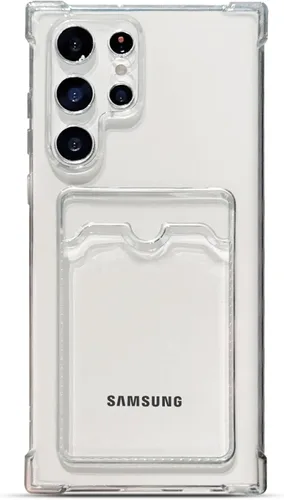 Vista 18 de Tuokiou para Samsung Galaxy A16 Funda, Fundas Protectoras Transparentes con Ranura para Tarjetas, Funda Cartera de TPU Suave Ajuste Delgado