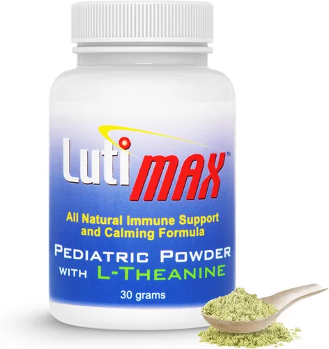 Vista 11 de Luti max - Suplemento cerebral pediátrico en polvo con luteolina y rutina, memoria, enfoque, músculo y apoyo inmunológico para niños, suplementos