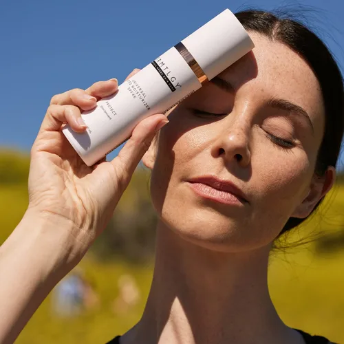 Vista 6 de DRMTLGY Crema hidratante teñida universal con SPF 46 y microdermoabrasión facial conjunto – SPF teñido universal y exfoliante facial, paquete de 2