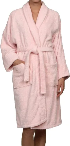 Vista 2 de Cotton Unisex Terry Robe, Soft And Absorbent Robes For Men And Women, Bathroom Accessories