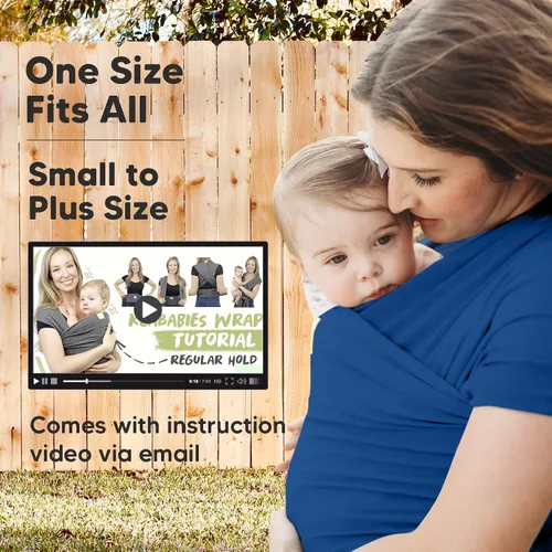 Vista 8 de KeaBabies Cambiador de pañales portátil y portabebés KeaBabies – Cambiador de bebé plegable impermeable – Todo en 1 Original transpirable Baby
