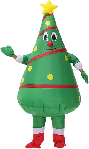 Vista 9 de DeHasion Disfraz inflable de Navidad para adultos, Navidad, Halloween
