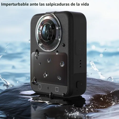Vista 7 de 2 protectores de pantalla + protectores de lente de PC para DJI OSMO 360, cubierta de pantalla de vidrio templado Ultra HD 9H película protectora