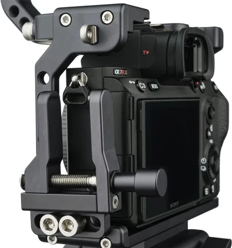Vista 6 de Ikan STR-A7III Stratus Jaula completa para cámaras Sony A7 III Series