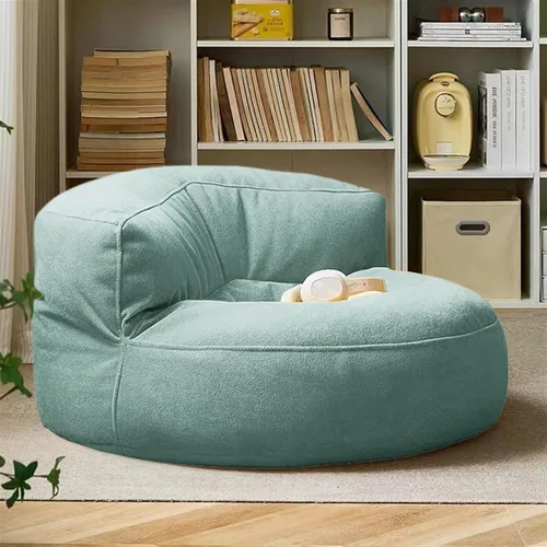 Vista 10 de SXBCyan Funda para puf de felpilla gruesa y suave, para niños y adultos, sin relleno, lavable, asiento esquinero, puf, muebles otomanos