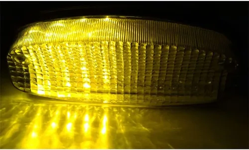 Vista 5 de Luz trasera marcada con marca DOT, luces intermitentes de freno, luz LED integrada para Honda Shadow VLX 600 / Spirit 1100 1999 2000 2001 2002 2003