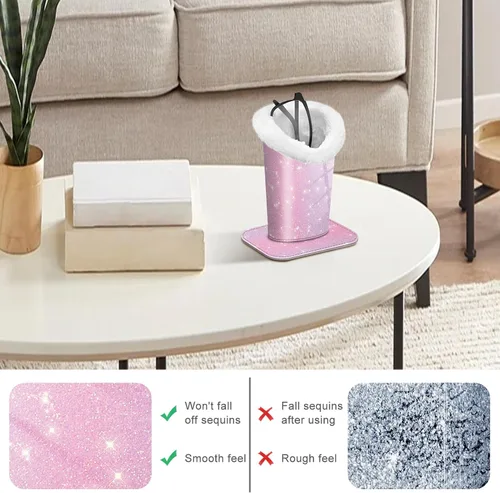 Vista 181 de Fintie Soporte para anteojos forrado de felpa con base magnética, estuche de cuero vegano prémium para lentes