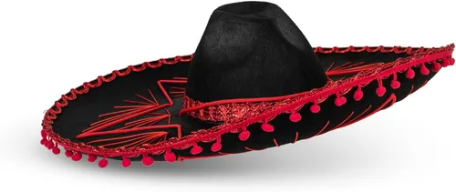 Vista 2 de Dress Up America Sombrero para niños y adultos - Sombreros tradicionales para disfraz de fiesta