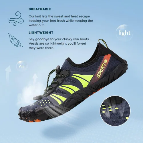 Vista 5 de Zapatos de agua para mujeres hombres zapatos de playa para mujeres zapatos de natación zapatos de piscina zapatos de río zapatos de secado rápido