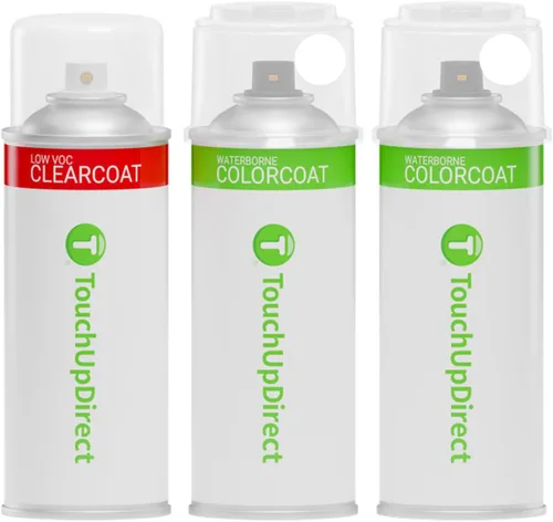 Vista 182 de TouchUpDirect 1J7 Atomic Silver Metallic Compatible con Lexus Exact Match - Aerosol de pintura de retoque - Kit esencial Plata Atómica Metálico