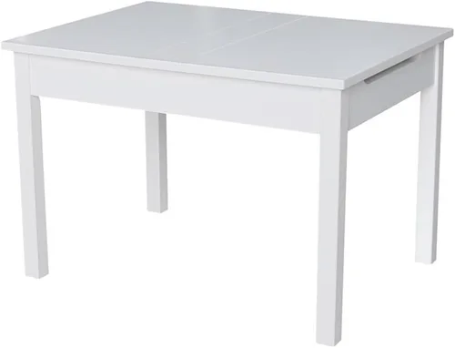 Vista 14 de IC International Concepts Mesa juvenil con tapa elevable, almacenamiento oculto, construcción de madera duradera, ideal para salas