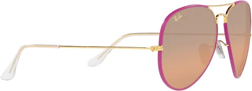 Vista 9 de Ray-Ban Rb3025jm Classic Full Color Metal Aviator Sunglasses