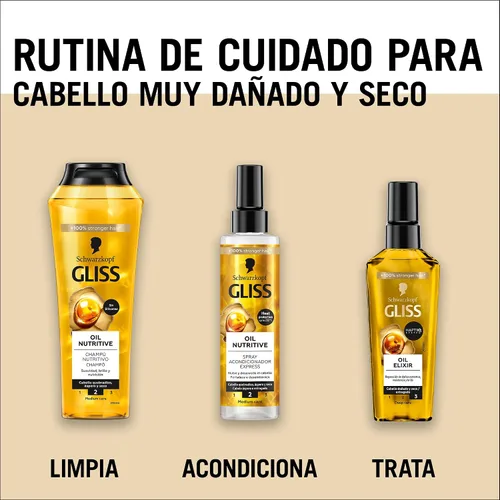 Vista 8 de Schwarzkopf TRATAMIENTO REPARACIÓN GLISS-75ML BRILLANTE