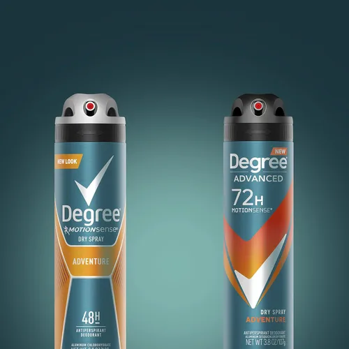 Vista 8 de Degree Men Desodorante Antitranspirante Avanzado en Aerosol Seco Adventure Protección de 72 Horas contra el Sudor y el Olor para Hombres