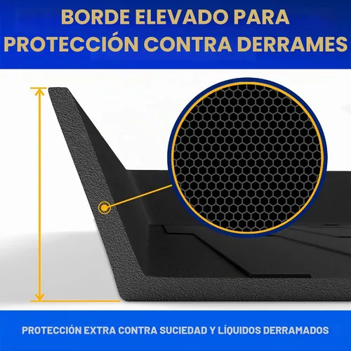 Vista 5 de Forro de carga prémium para Ford Mustang 2015-2023 – 100% de protección, tapete de maletero de automóvil de ajuste personalizado, tapete de carga