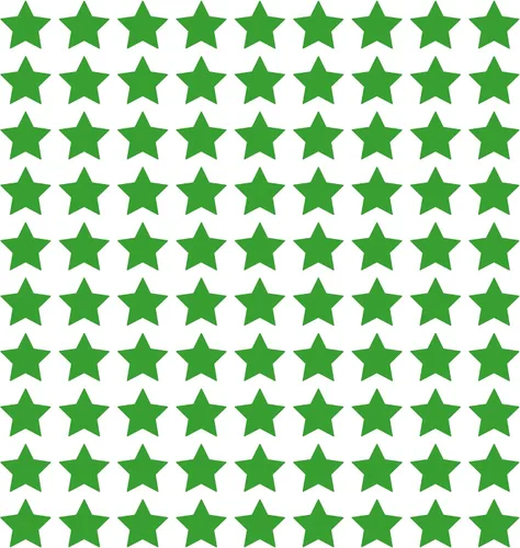 Vista 48 de LiteMark Calcomanías de vinilo mate extraíbles con diseño de estrella Blanco