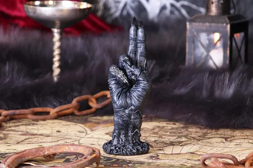 Vista 6 de Nemesis Now Baphomets Prophecy 75in color negro
