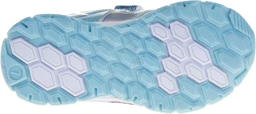 Vista 3 de Disney Zapatillas de deporte Frozen para niñas sin cordones con luz para correr bebéniña pequeña Púrpura tornasol