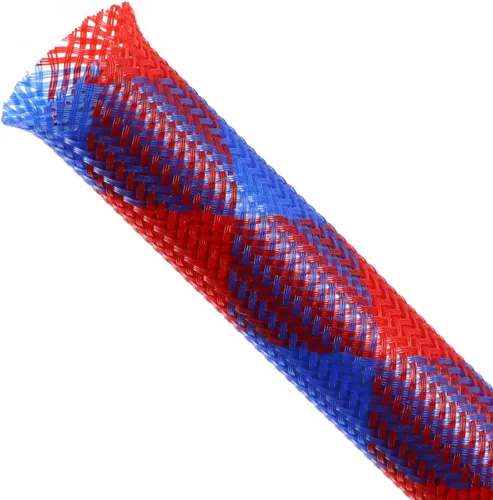 Vista 8 de Funda de cable trenzada, funda de cable trenzada expandible de PET, gestión de cables de malla flexible para audio, video y otros dispositivos
