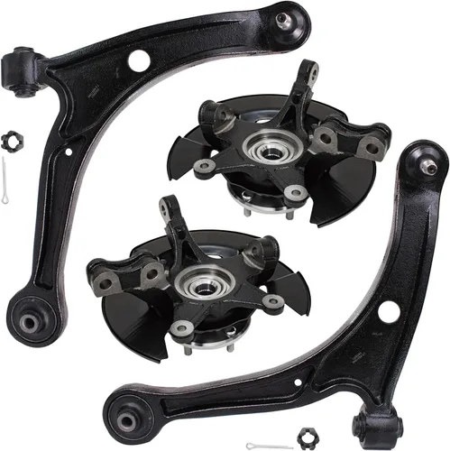 Vista 13 de Detroit Axle - Ejes de eje CV delantero izquierdo y derecho + Reemplazo de juntas esféricas de brazos de control inferiores delanteros para Ford