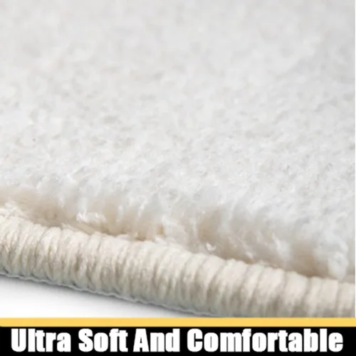 Vista 5 de Alfombra de baño ultra suave y pequeña, antideslizante, ovalada, de dibujos animados, para bañera, súper absorbente, lavable, gruesa, felpudo