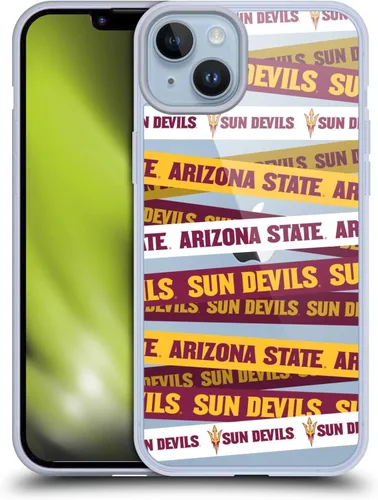 Vista 134 de Head Case Designs Funda de gel ASU Camou con licencia oficial de la Universidad Estatal de Arizona [protección de grado militar] compatible