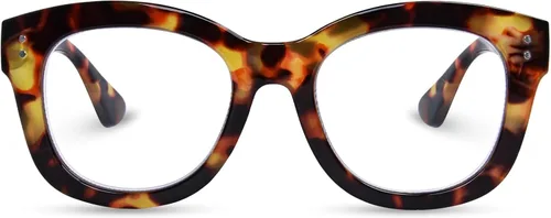 Vista 10 de Oprah Style - Lentes de lectura para mujer, de gran tamaño, con bloqueo de luz azul, para lectura de computadora con bisagra de resorte