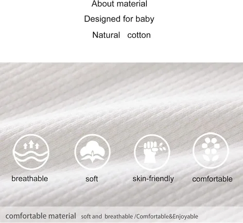 Vista 85 de pureborn Mameluco de algodón súper suave para bebés niños y niñas de 0 a 24 meses