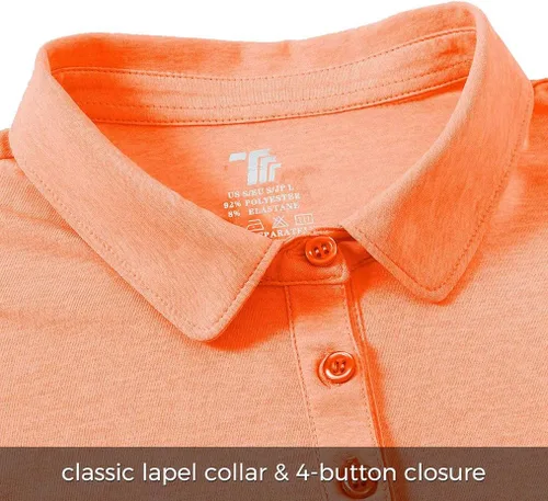 Vista 5 de Polo de golf para mujer, manga corta, absorbe la humedad, ropa de golf para mujer